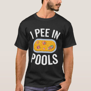 Camiseta Pee En La Piscina De Jock De Humor Sarcasm