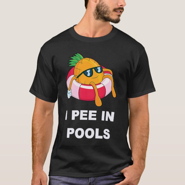 Camiseta Pee En Las Piscinas 1 (Anverso)