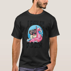 Camiseta Pee En Las Piscinas Chistes De Piscina De Perro