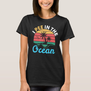 Camiseta Pee En Ocean Beach Llamando Y Beachlife