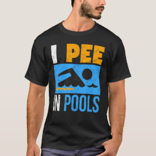 Camiseta Pee En Piscinas Divertido Jugador De Entrenadores 