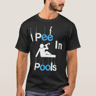 Camiseta Pee en Pools Tee: amantes de la natación de cervez