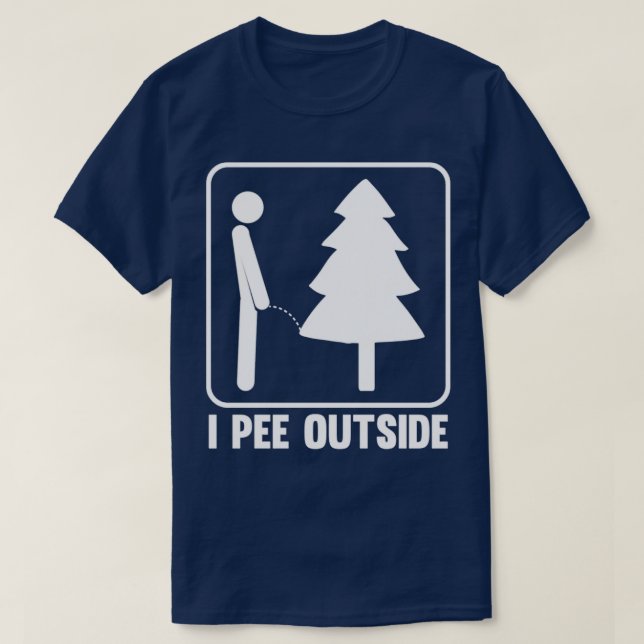 Camiseta Pee Fuera De Camino (Diseño del anverso)