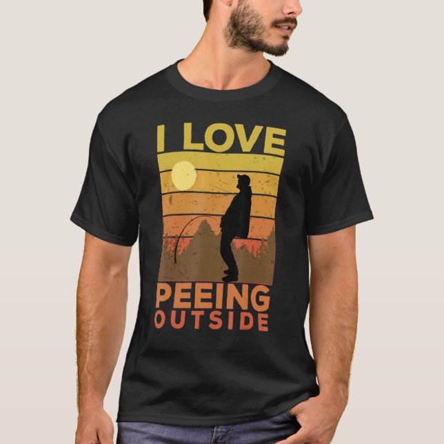 Camiseta Pee Fuera De Camping (Anverso)