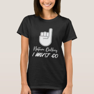 Camiseta Pee Outside Permision Funny Camping Senderismo