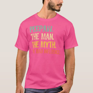 Camiseta Pee Paw El Hombre El Mito El Retro De Influencia M