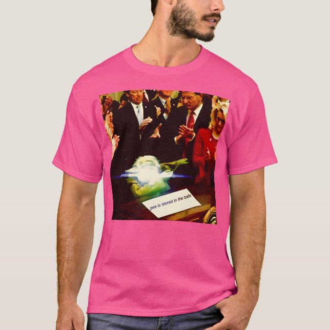 Camiseta Pee Se Almacena En Las Bolas (Anverso)