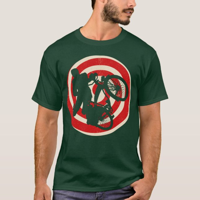 Camiseta Pee Wee Herman En Su Bicicleta retro (Anverso)