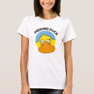 Camiseta Peeek Duck gracioso animal Chino Dish Pun