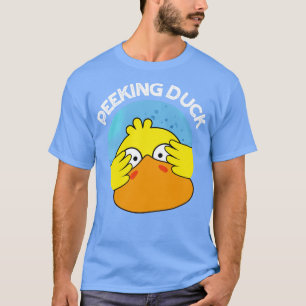 Camiseta Peeek Duck gracioso animal Chino Dish Pun