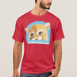 Camiseta Peek un boo lindo arte de gatito