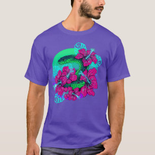 Camiseta PeekABoo Green and Pink