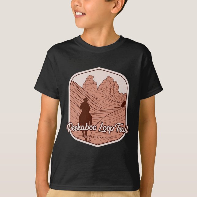 Camiseta Peekaboo Loop Trail - Bryce Canyon Horseback Ridin (Anverso)