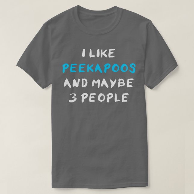 Camiseta Peekapoo (Diseño del anverso)