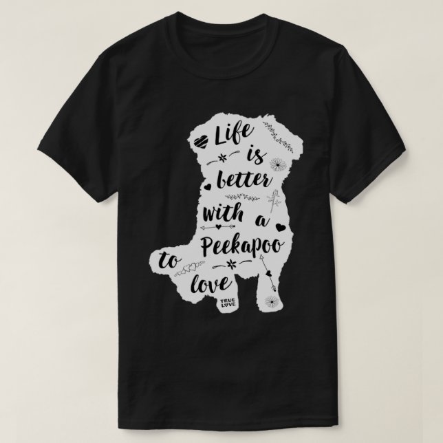 Camiseta Peekapoo  Design for Peekapoo Dog Lovers Pullover  (Diseño del anverso)