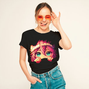 Camiseta Peeking Anime