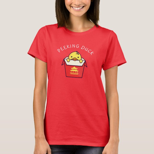 Camiseta Peeking Duck Pun (Anverso)