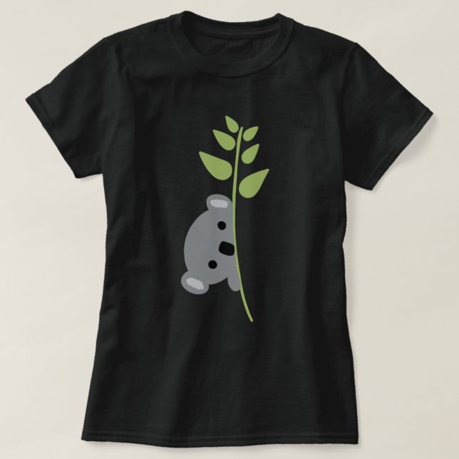 Camiseta Peeking Koala Bear T-Shirt (Diseño del anverso)