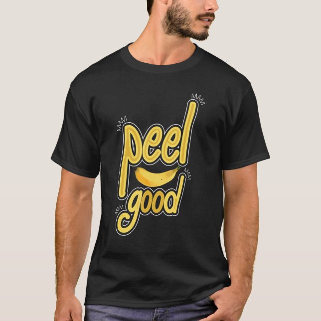 Camiseta Peel Good Women Banana Yellow Fruit Love (Anverso)