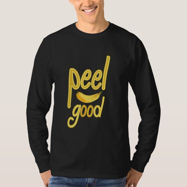 Camiseta Peel Good  Women Banana Yellow Fruit Love 1 (Anverso)