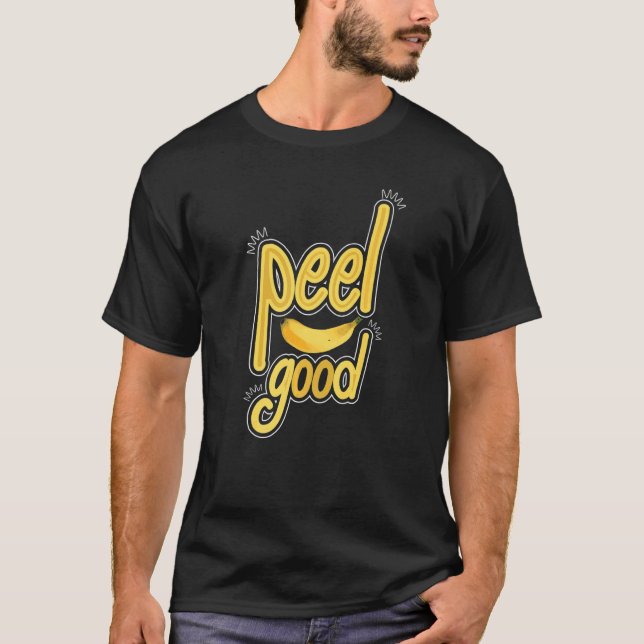 Camiseta Peel Good  Women Banana Yellow Fruit Love  1 (Anverso)