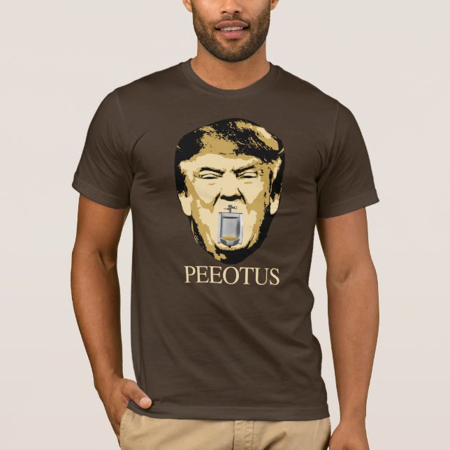 Camiseta PEEOTUS TRUMP - Diseño antiTrump (Anverso)