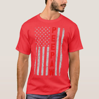 Camiseta Peepaw Patriótico Funny Fathers Day Vintage Americ