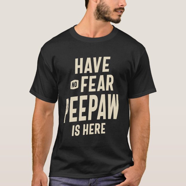 Camiseta Peepaw The Hero - Papá Abuelo (Anverso)