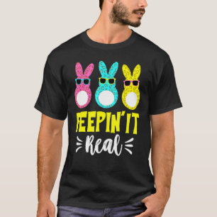 Camiseta Peepin It Real Cute Rabbit Face Triple Con Gafas