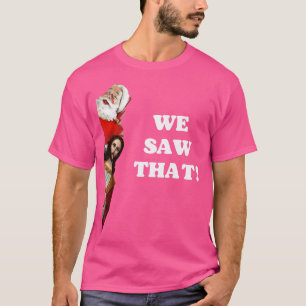 Camiseta Peeping-Jesus Y Santa Meme Gracioso Vimos Ese Clo