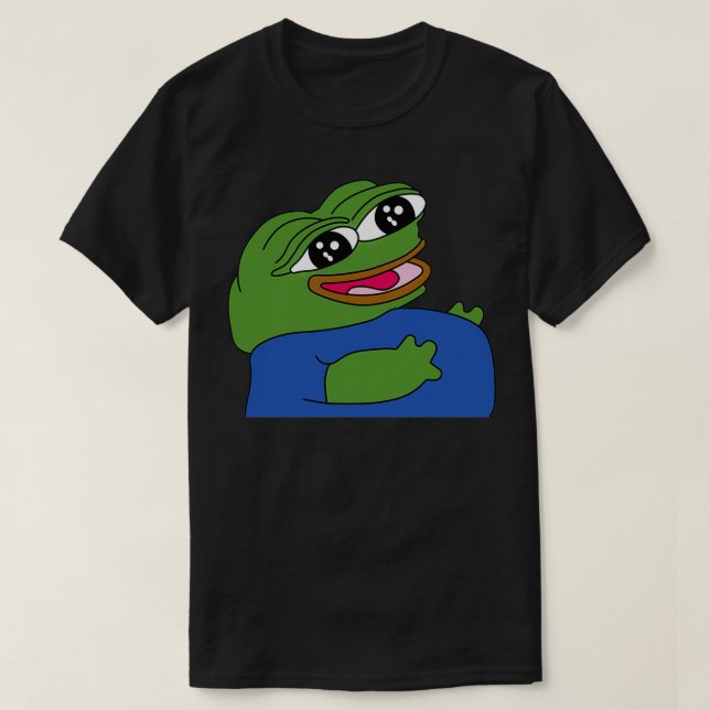 Camiseta peepoFat Emote de alta calidad (Diseño del anverso)