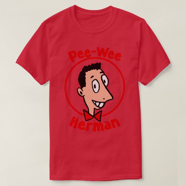 Camiseta Peewee Herman (Diseño del anverso)