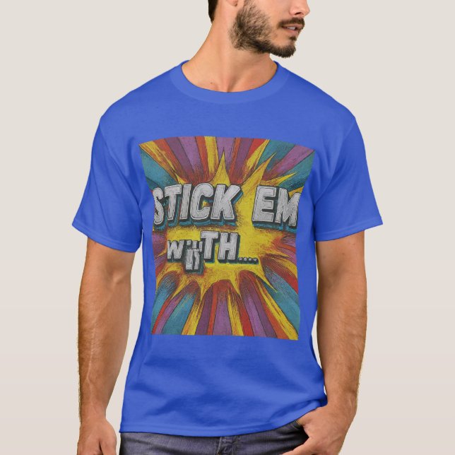 Camiseta "Pega 'Em With the." en varios colores: (Anverso)