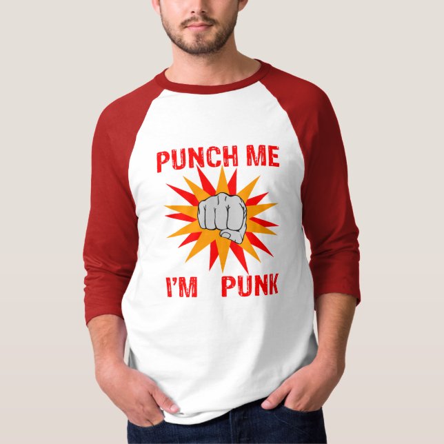Camiseta Pégame Soy Punk (Anverso)