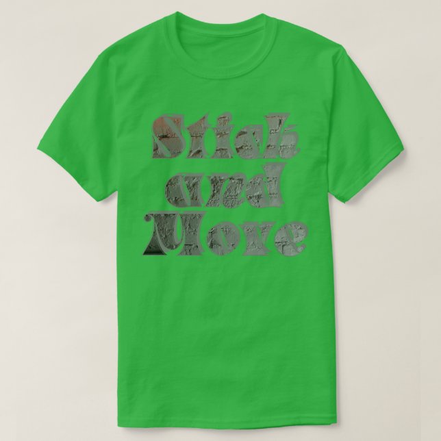 Camiseta Pegar y mover (Diseño del anverso)