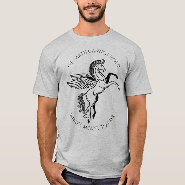Camiseta Pegasus alado: Mitología griega Inspiradora (Anverso)
