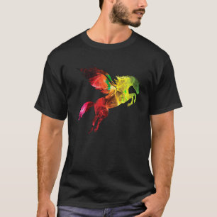 Camiseta Pegasus Colorful Horse Guay Unicorn Lover Gi