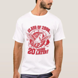 Camiseta Pegasus de lucha blanco de la SOA: 20 años después