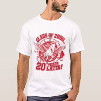 Camiseta Pegasus de lucha blanco de la SOA: 20 años después