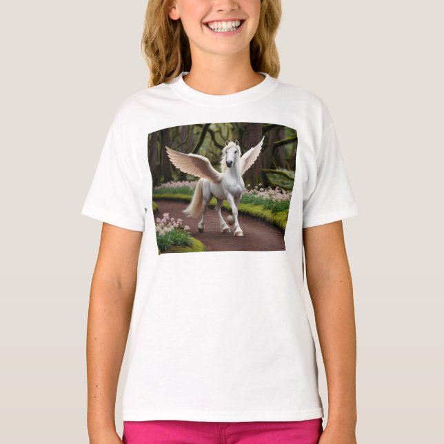 Camiseta Pegasus Filly en la caminata por los bosques (Anverso)