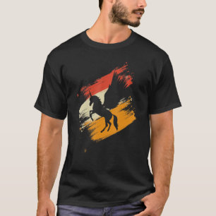 Camiseta Pegasus Unicorns Horses Retro Pegasos Girls Childr