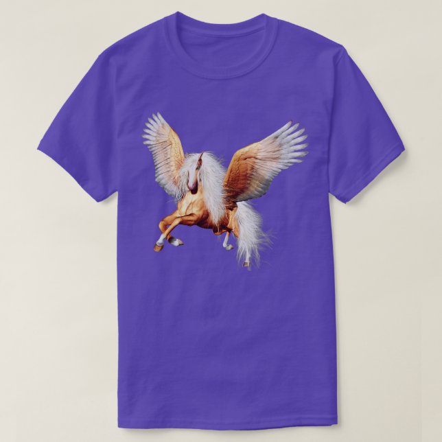 Camiseta Pegasus Volando Caballo Lover Pony Fantasy T-Shirt (Diseño del anverso)