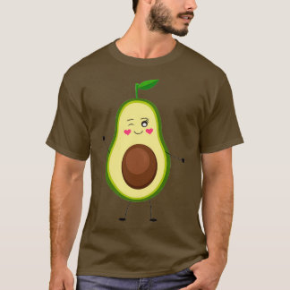 Camiseta pegatina aguacate lindo