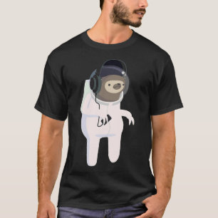 Camiseta Pegatina Astronauta Sloth