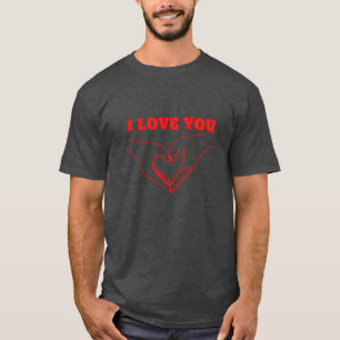 Camiseta pegatina con amor amigo