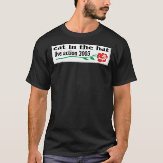 Camiseta pegatina de acción en vivo del gorra