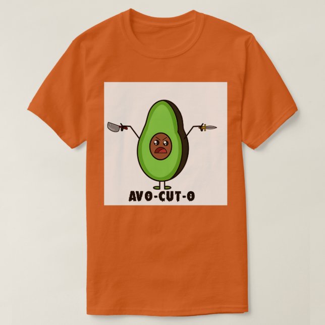 Camiseta Pegatina de aguacate AVOCUTO (Diseño del anverso)