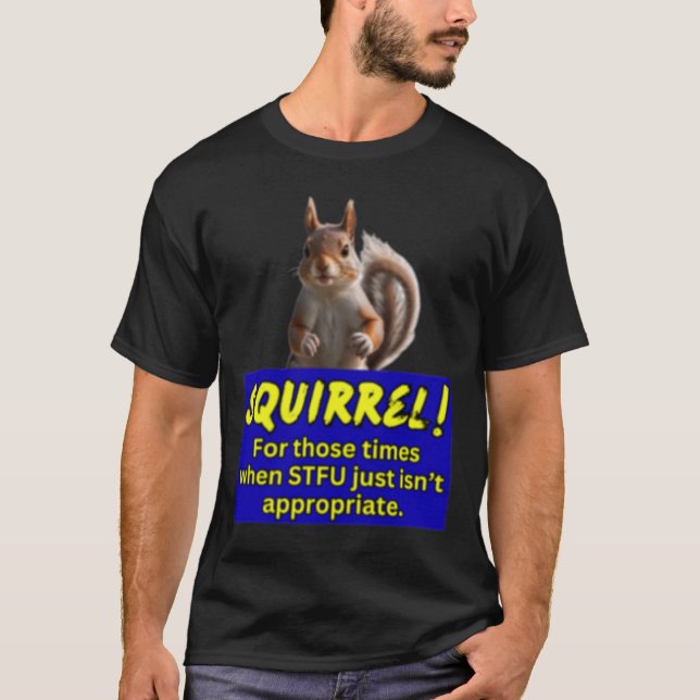 Camiseta Pegatina de ardilla 2 (Anverso)
