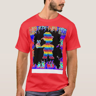 Camiseta Pegatina de arte Drin Graffiti Rap Boy