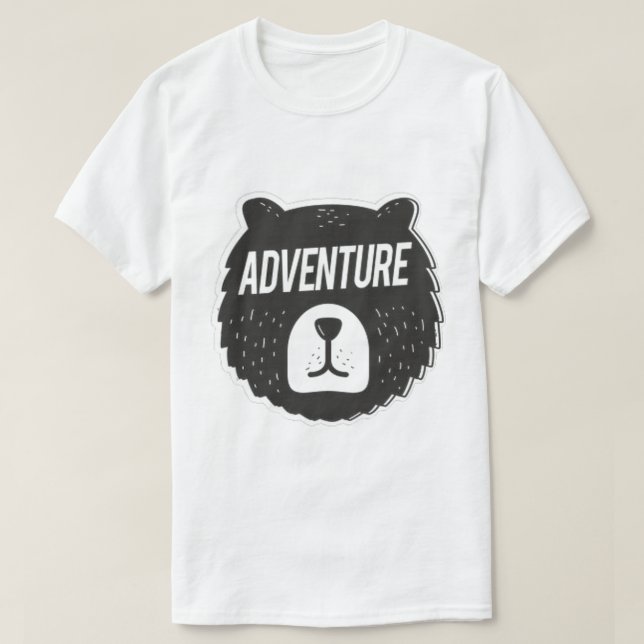 Camiseta Pegatina de Aventura (Diseño del anverso)
